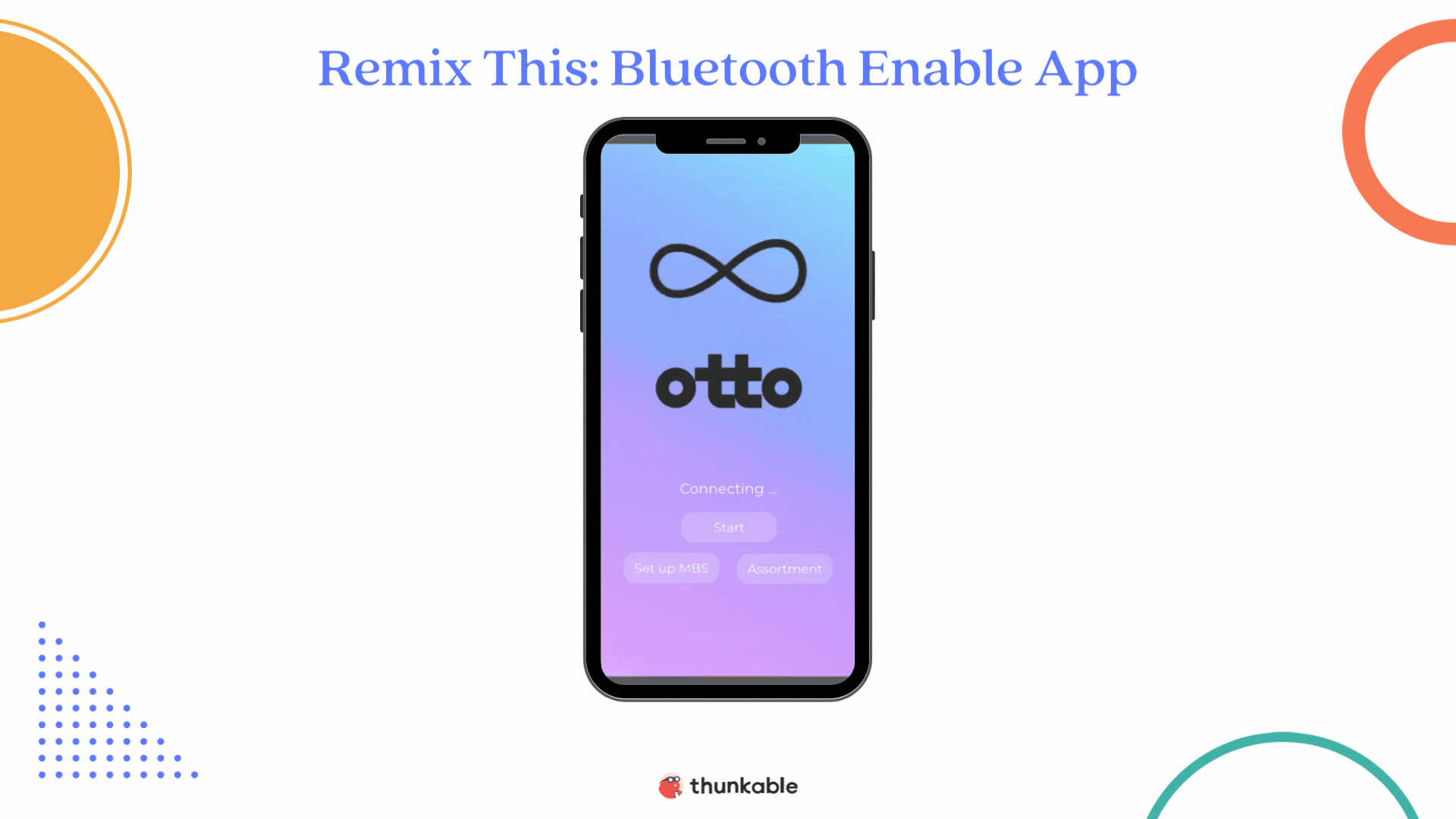 bluetooth ble feature thunkable app otto.ai gif